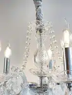 PGA Lights kristalni lestenec iz polnega stekla, premer 48 cm - slika 5