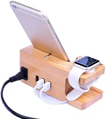 zadnjikos41v9+o1HXPL._AC_SX425_ AICase USB Polnilna Postaja iz Bambusa z 3 USB Vrati - slika 1