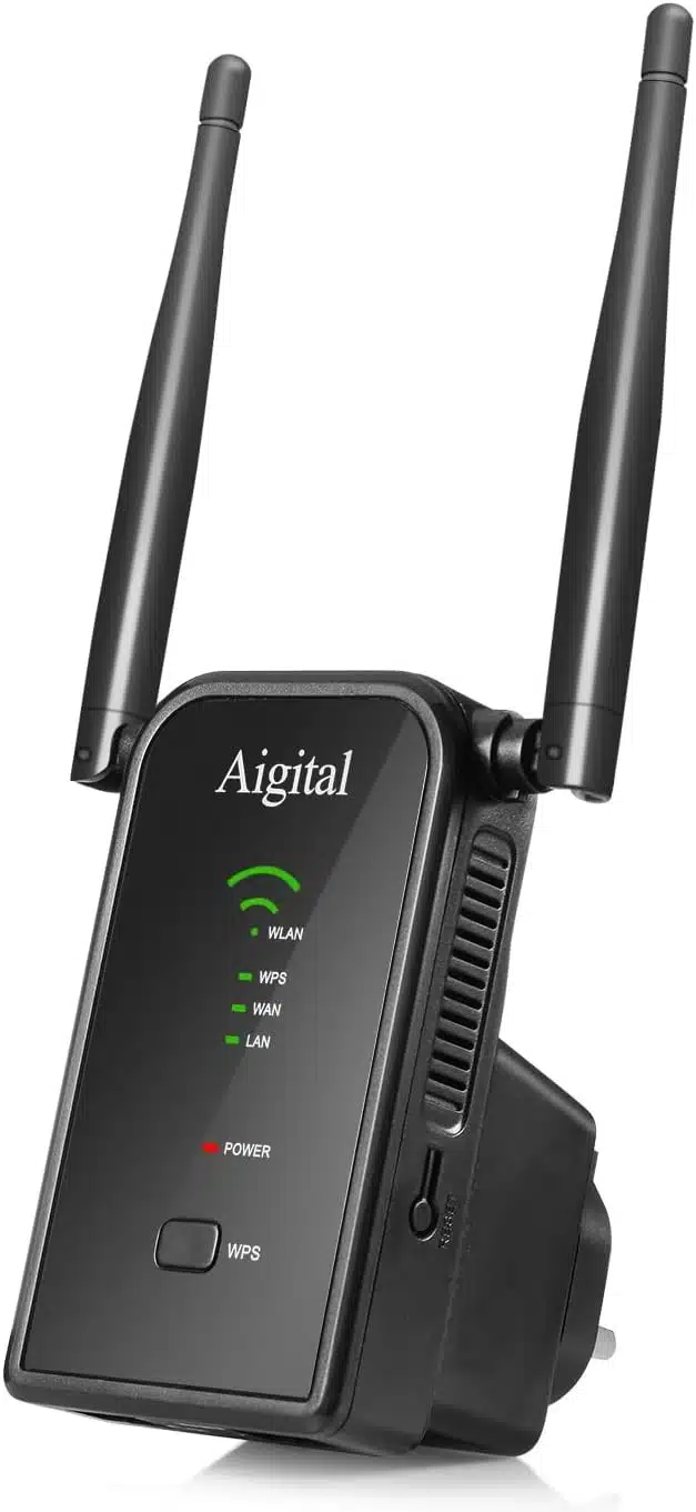 zadnjikos51qDp1YyrOL._AC_SX679_ Aigital WLAN Repeater WN532 - črna - slika 1