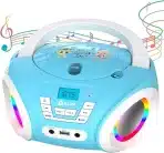 KLIM Candy otroški boombox – CD predvajalnik z lučkami