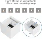 K-Bright LED Stenska Svetilka 7W IP65 Nastavljiv Snop - slika 6