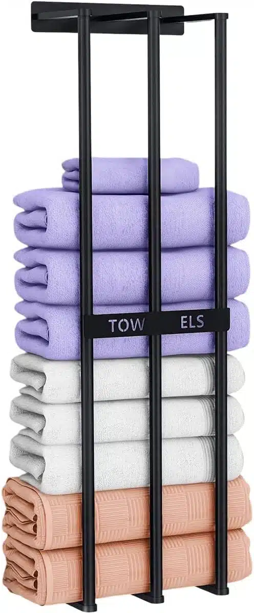 zadnjikos61TWmSHgwvL._AC_SX679_ Stenski držalo za brisače, 3-polni, iz nerjavečega jekla, črno - slika 1