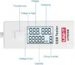 UNI-T UT658 USB tester napetosti in toka do 30V/5.1A - slika 3