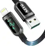 AICase USB do Lightning Kabel z LED Zaslonom, 3x Hitrejše Polnjenje - slika 7