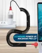 AICase 3-v-1 spiralni kabel, CarPlay, USB-C, Lightning, Micro-USB - slika 4