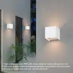 K-Bright LED Stenska Svetilka 7W IP65 Nastavljiv Snop - slika 4