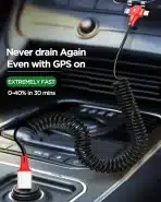 AICase 3-v-1 spiralni kabel, CarPlay, USB-C, Lightning, Micro-USB - slika 3