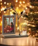 Afuly Družinski rustikalni leseni okvir s steklom 6x4 - slika 2