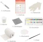 Amazy Baby Cast Kit - 25 kos komplet za 3D odtis trebuha dojenčka - slika 4