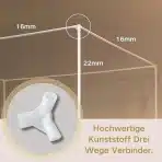 Beyeutao okvir za posteljni baldahin ali komarnik 150 x 200 cm - slika 5