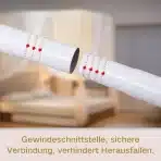 Beyeutao okvir za posteljni baldahin ali komarnik 150 x 200 cm - slika 3