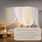 Beyeutao okvir za posteljni baldahin ali komarnik 150 x 200 cm - slika 2