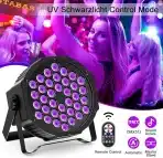 Črni LED reflektor za oder in zabave - slika 2