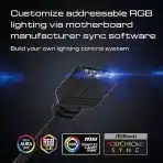 GAMDIAS AEOLUS RGB ventilator, 120 mm - slika 4