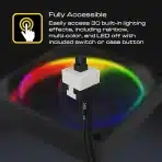 GAMDIAS AEOLUS RGB ventilator, 120 mm - slika 3