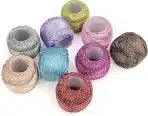 Kvačkalna preja Kurtzy Colourful Glitter (10 kroglic) - 2 kvački - slika 4
