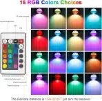 Ledmo 20 W RGB LED vrtna svetilka - 2 kosa - slika 2