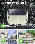 Lotmos solarne luči za zunanjo uporabo s senzorjem gibanja - slika 2
