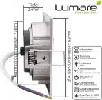 Lumare LED vgradni stropni reflektorji 4W - 6 kosov - slika 2
