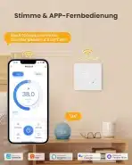 MIUCDA Pametni WiFi termostat za bojler in vodno talno ogrevanje - slika 2