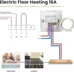 MIUCDA Pametni WiFi termostat za talno gretje združljiv z Alexa in Google Home - slika 3