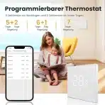 MIUCDA Pametni WiFi termostat za talno gretje združljiv z Alexa in Google Home - slika 2