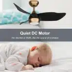 OFANTOP 36-palčni stropni ventilator z LED lučjo - slika 2