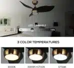 OFANTOP 36-palčni stropni ventilator z LED lučjo - slika 5