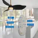 OFANTOP 36-palčni stropni ventilator z LED lučjo - slika 4