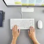PERIBOARD-407 Žična mini tipkovnica - Francoska AZERTY postavitev - slika 4