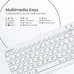 PERIBOARD-407 Žična mini tipkovnica - Francoska AZERTY postavitev - slika 3