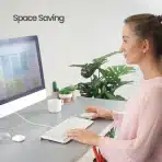 PERIBOARD-407 Žična mini tipkovnica - Francoska AZERTY postavitev - slika 2