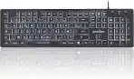 Perixx Žična tipkovnica z osvetlitvijo - Francoska AZERTY postavitev