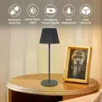 Uffoo brezžična zatemnilna LED baterijska namizna svetilka - slika 3