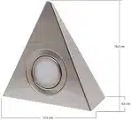 Vislux set 3 LED trikotnih luči - 3W - slika 4