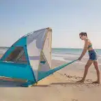 WolfWise Šotor za plažo, UV zaščita 50+ - slika 3
