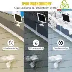 ZOFO Solarni LED Reflektor s senzorjem gibanja, 5000 K - slika 5