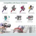 Nadomestna baterija za Dyson V6, 4600mAh - slika 4