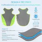 COMFPET hladilni jopič za pse z UV zaščito - S - slika 4