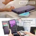 Newhalper ovitek in denarnica za samsung galaxy S23 ultra (Vijola) - slika 4