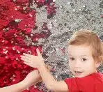 Penepico senzorična tkanina z zamenljivimi bleščicami za otroke - slika 4