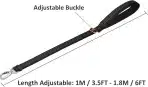 SPEELULU Pasji Povodec z Karabinom -1,8m - slika 3