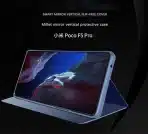 Tncavo ovitek z ogledalom za Xiaomi Poco F5 Pro - moder - slika 3