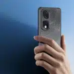 Tussvie ovitek za Honor 90 Pro - črno/prozoren - slika 3