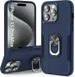 UKLCCU etui za iPhone 15 Pro Max z nastavljivim stojalom
