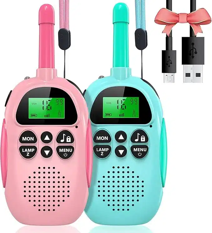 Uleway walkie talkie za otroke polnilna radijska postaja, doseg 3 km zdanjikos 1 Uleway walkie talkie za otroke polnilna radijska postaja, doseg 3 km - slika 1