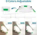 ALUSSO LED vgradni reflektorji 85mm 6kos, 7W, IP44 - slika 4