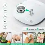 Arboleaf digitalna kuhinjska tehtnice z aplikacijo, 10 kg - slika 3