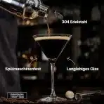 Cocora Martini 8-delni komplet iz nerjavečega jekla za koktajle - slika 3
