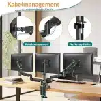 ELIVED EV006 Stojalo za 3 Monitorje, 13-27 Palcev - slika 5
